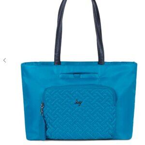 NWT- LUG- APEGGIO TOTE- OCEAN